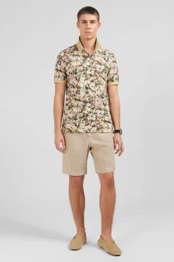 Bermuda Beige A Taille Elastiquee