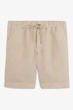 Bermuda Beige A Taille Elastiquee
