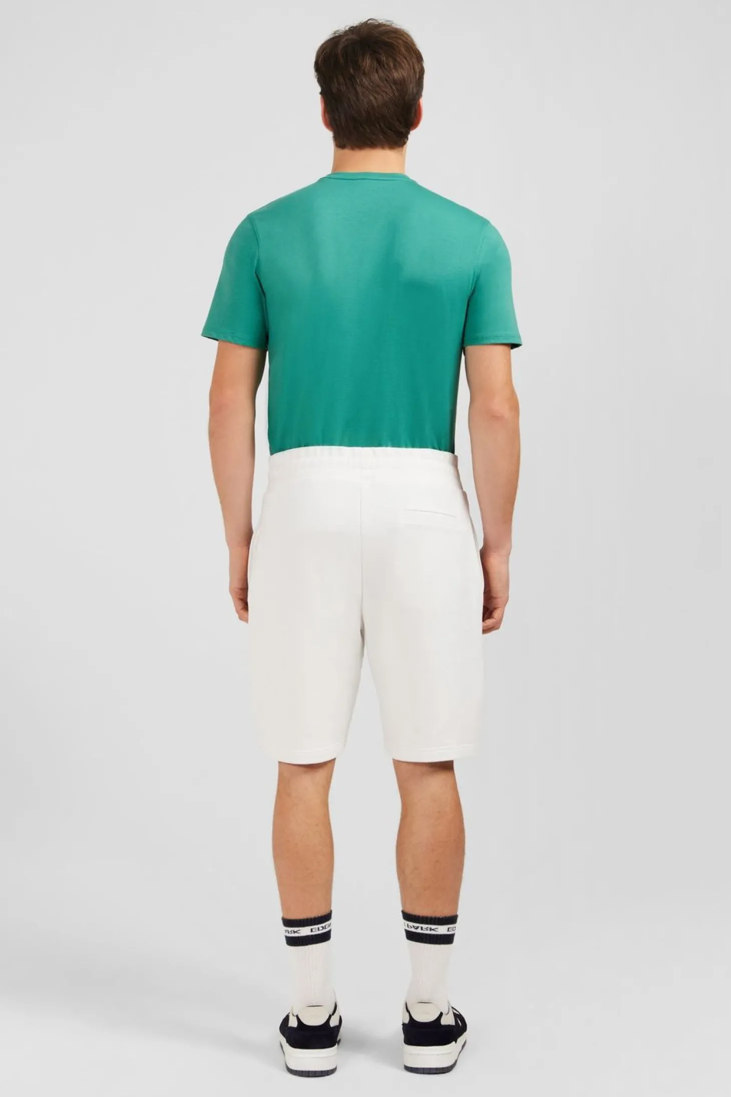 Bermuda Blanc A Taille Elastiquee