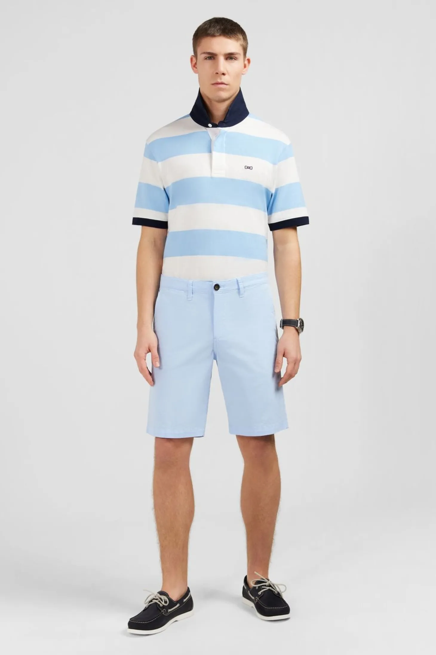 Bermuda Bleu Clair Uni