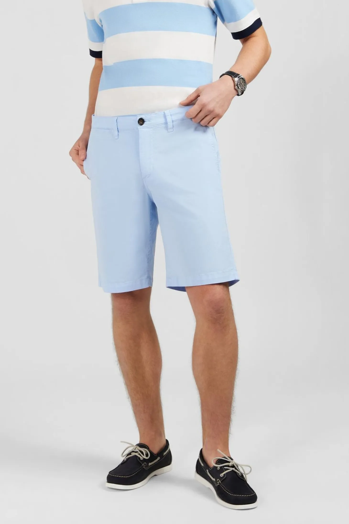 Bermuda Bleu Clair Uni