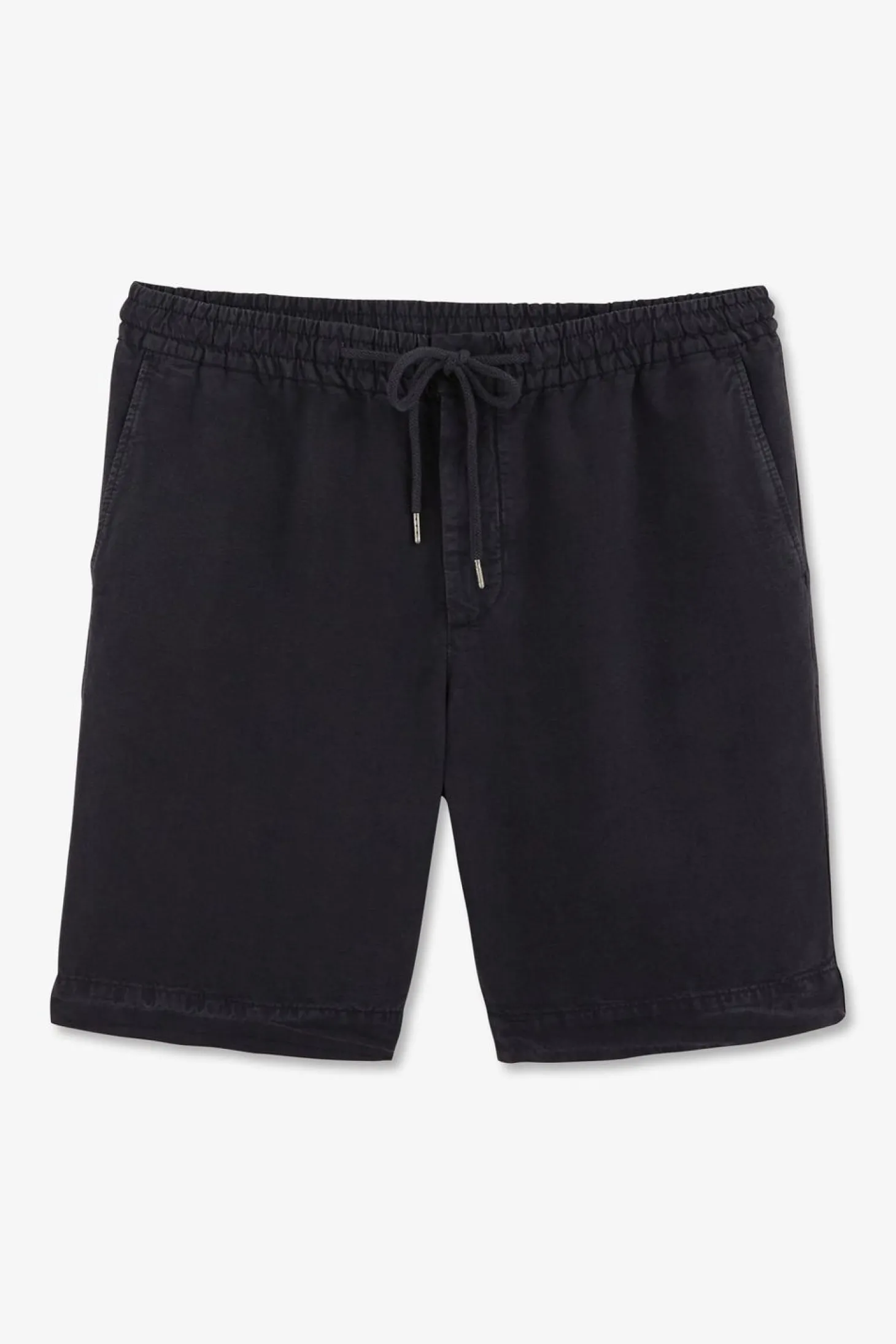 Bermuda Bleu Marine A Taille Elastiquee