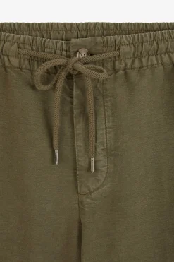 Bermuda Kaki A Taille Elastiquee
