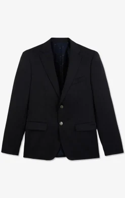 Blazer Bleu Marine Slim Fit 100 % Laine