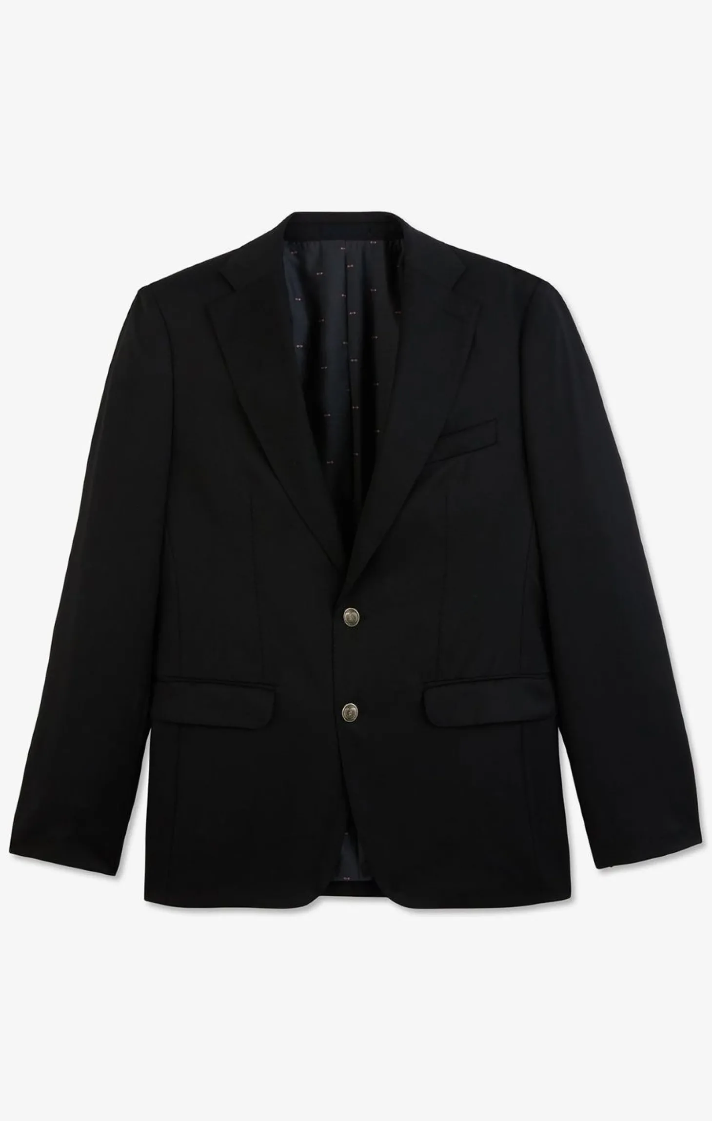 Blazer Noir 100 % Laine