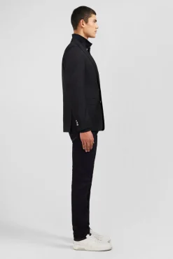 Blazer Noir 100 % Laine
