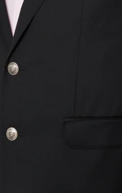 Blazer Noir 100 % Laine
