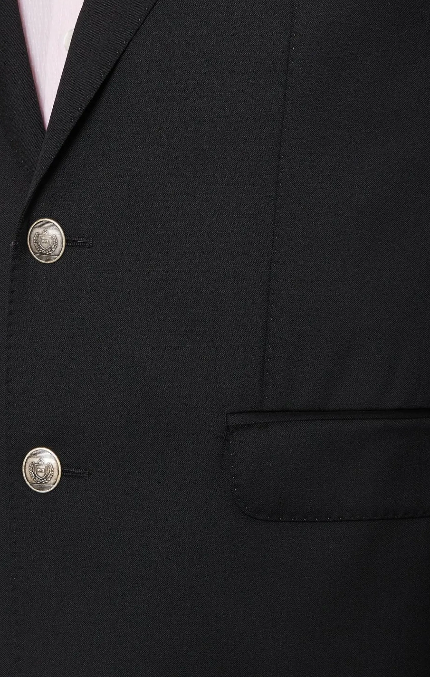 Blazer Noir 100 % Laine