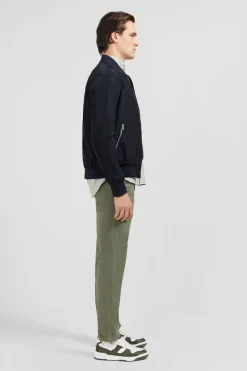 Blouson Bleu Marine Uni