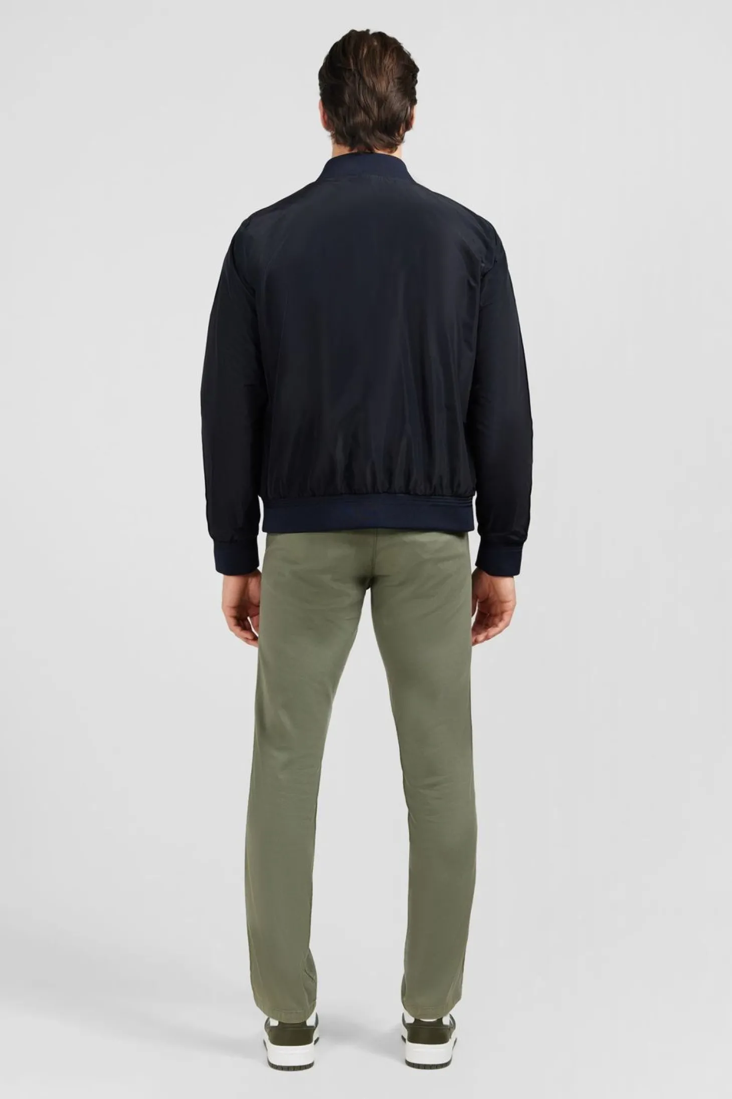 Blouson Bleu Marine Uni