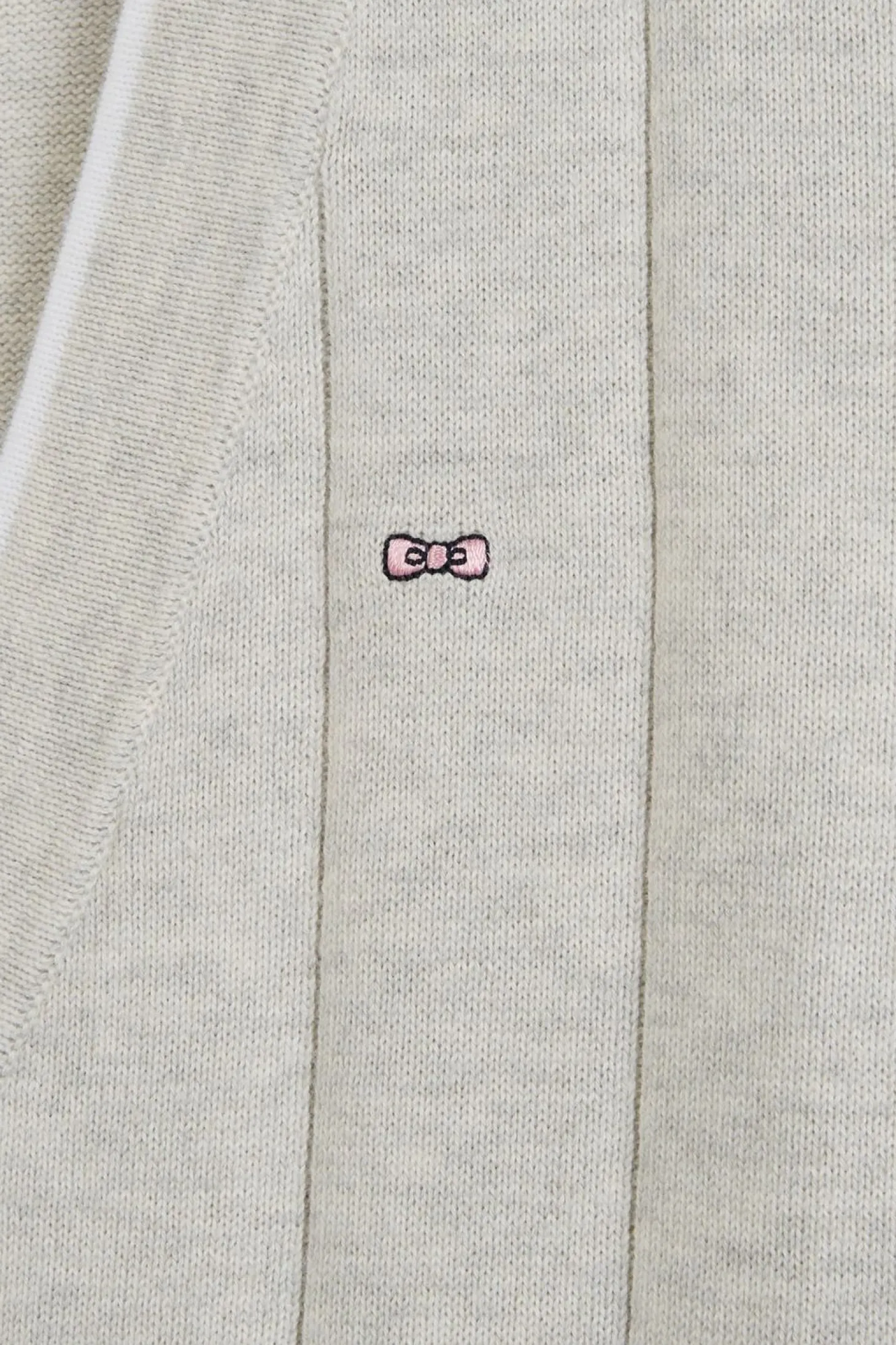 Cardigan Boutonne Gris En Jeu De Maille