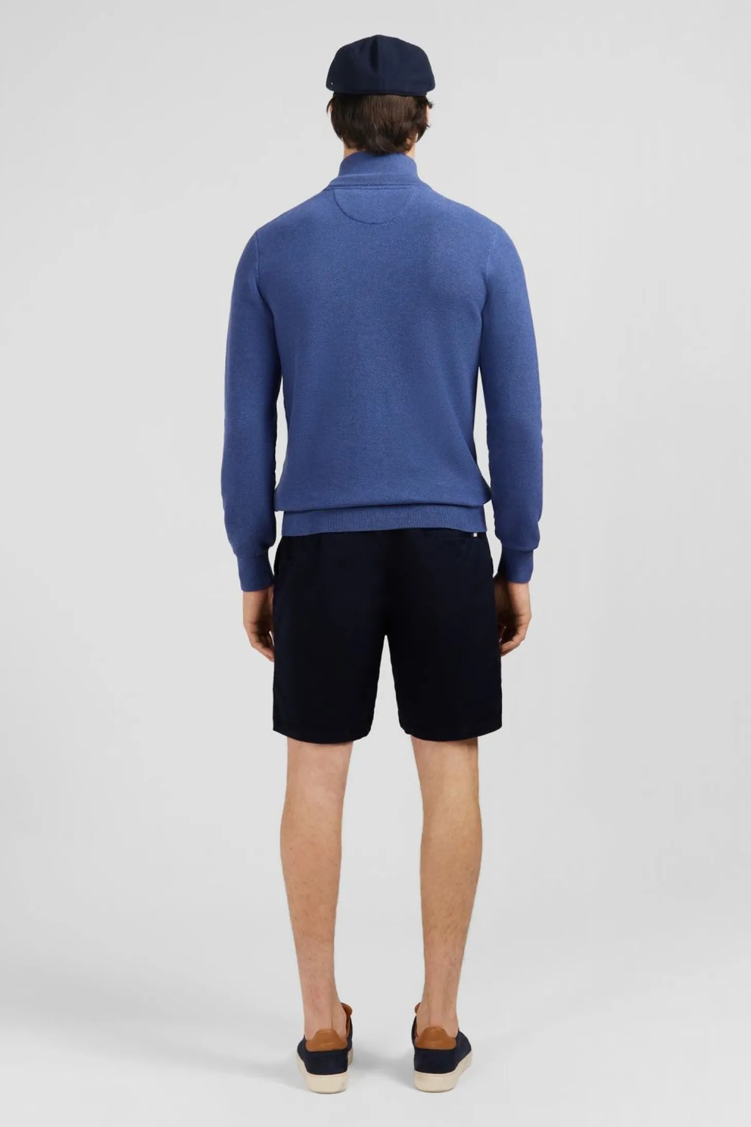 Cardigan Zippe Bleu