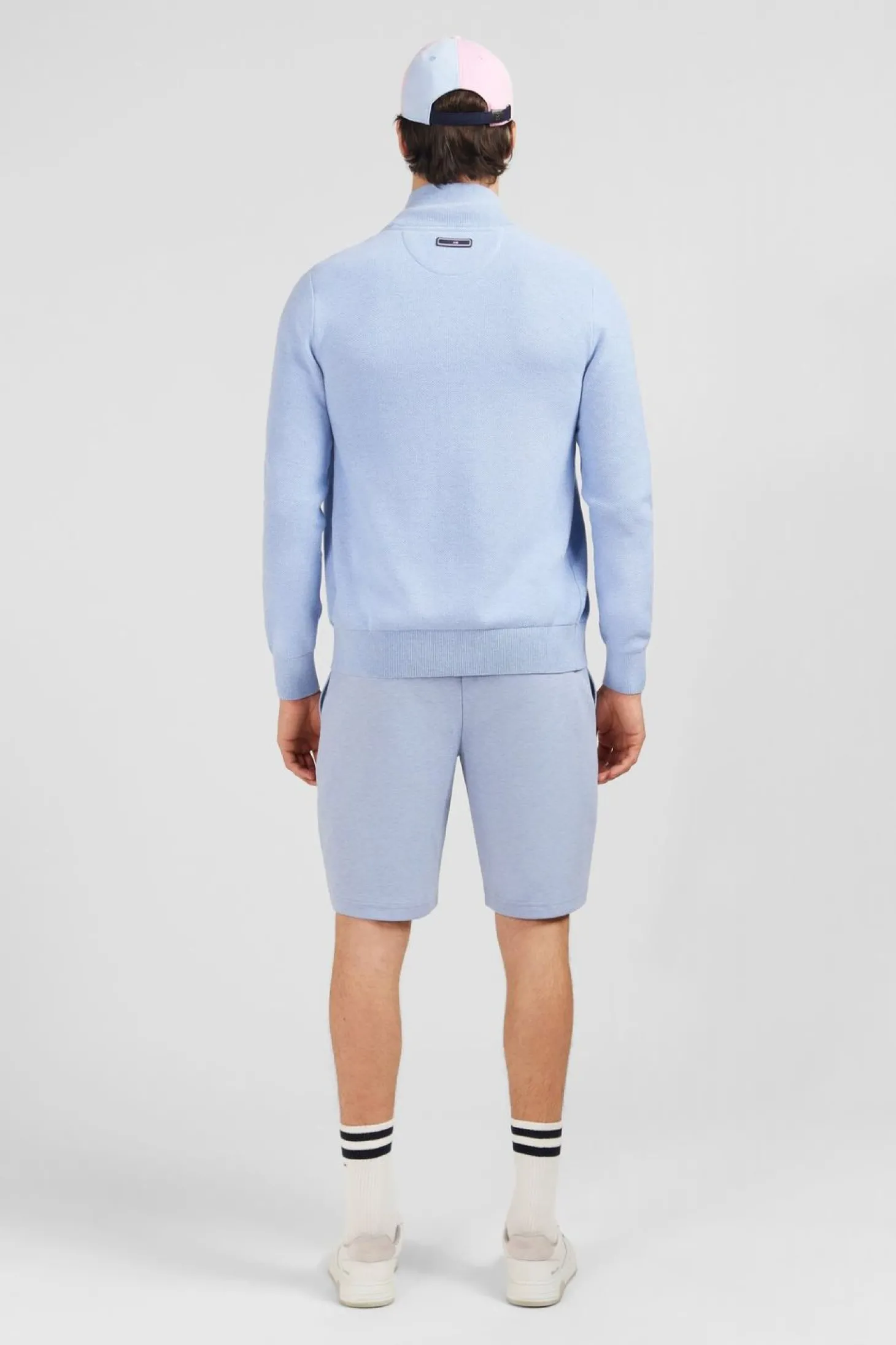 Cardigan Zippe Bleu
