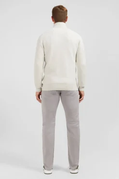 Cardigan Zippe Gris