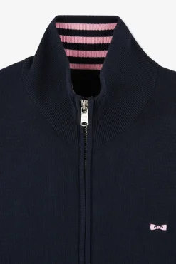 Cardigan Zippe Marine Numero 10