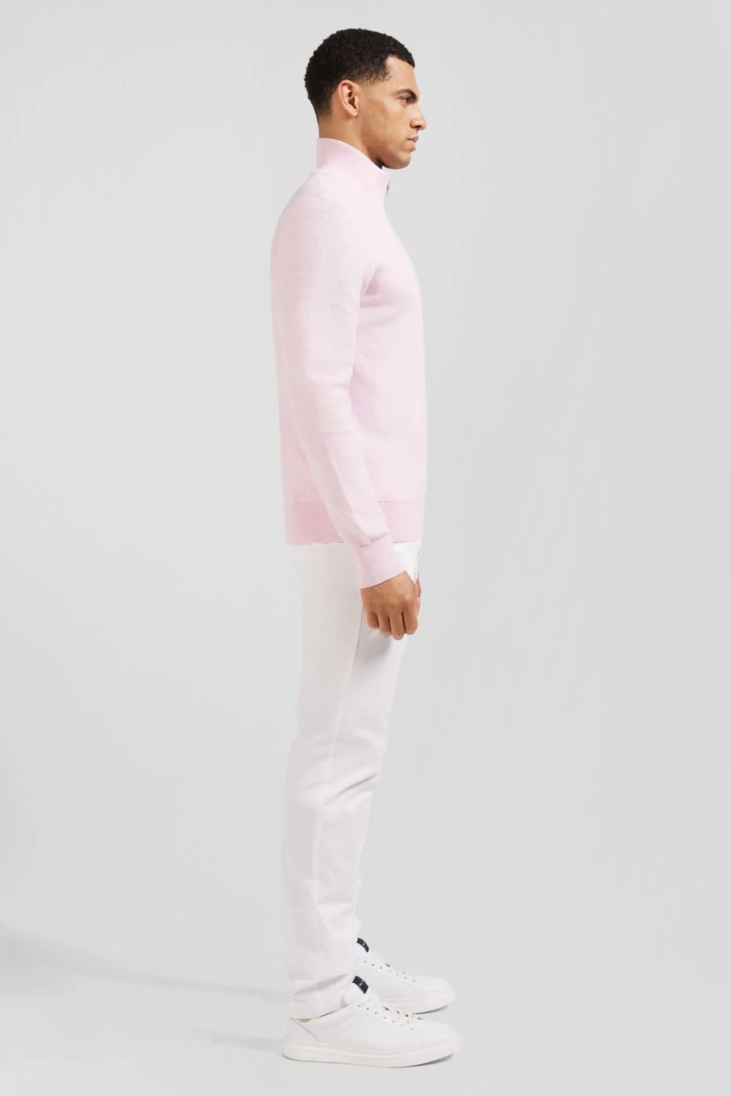 Cardigan Zippe Rose