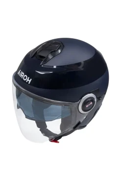 Casque Moto Cercle Bleu Marine