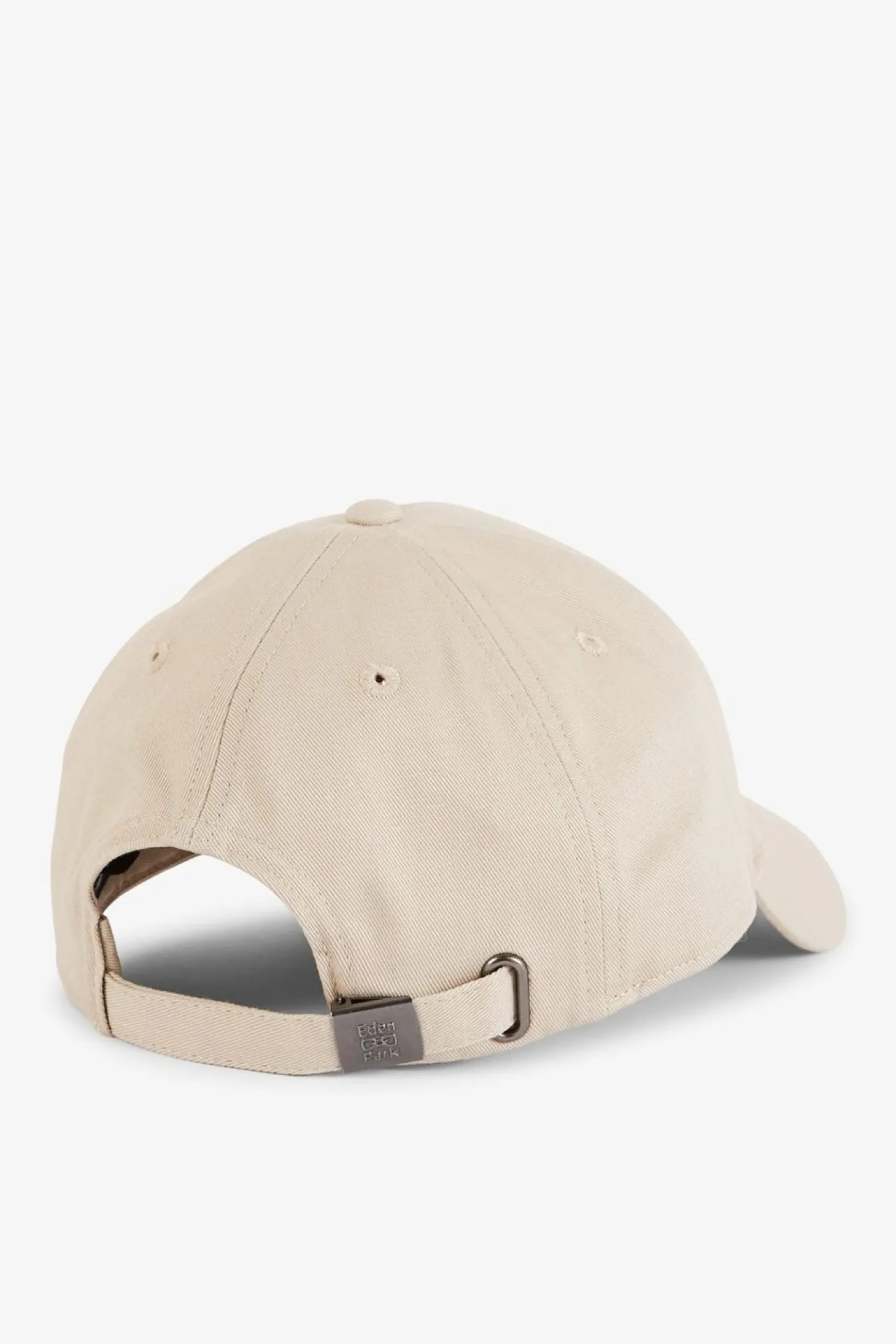 Casquette Beige En Toile De Coton Broderie Noeud Papillon