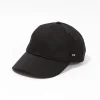 Casquette Noire Unie En Coton