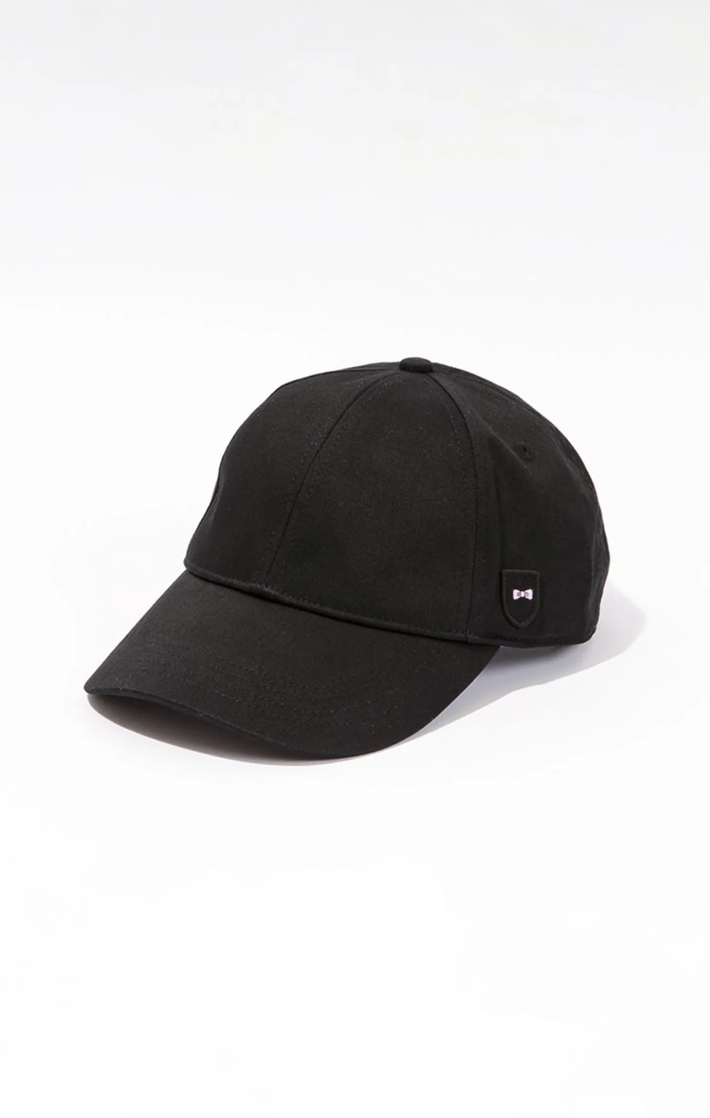 Casquette Noire Unie En Coton