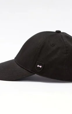 Casquette Noire Unie En Coton