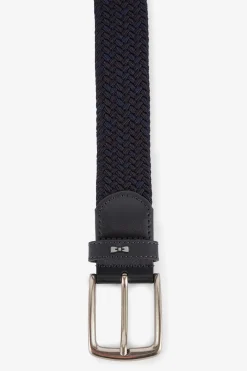 Ceinture Bleu Marine Tressee