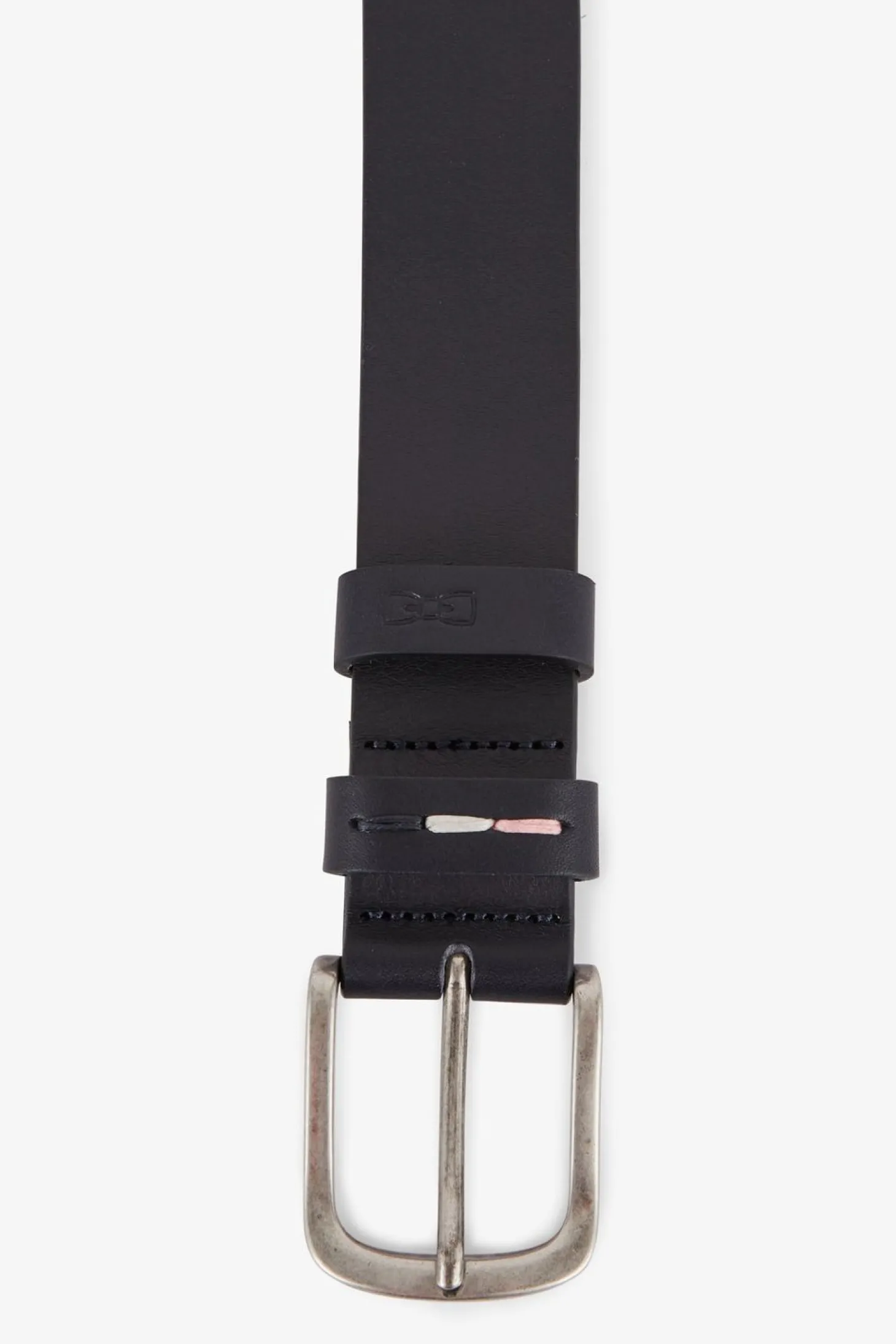 Ceinture En Cuir Bleu Marine
