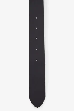 Ceinture En Cuir Bleu Marine