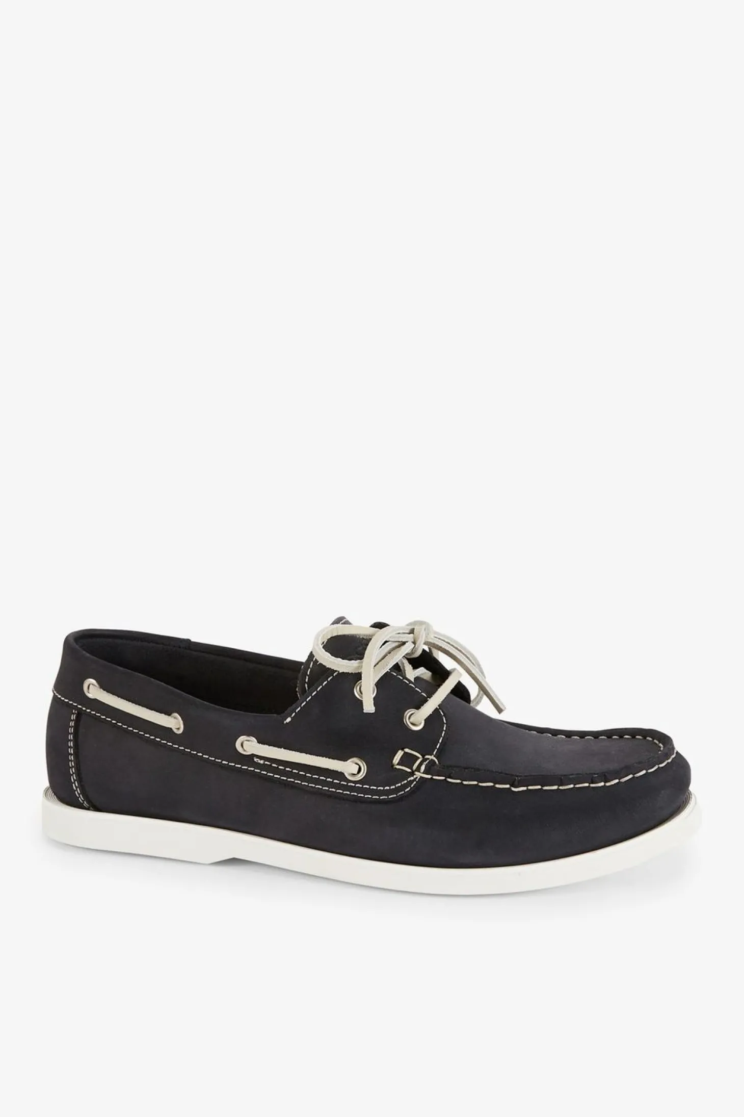 Chaussures Bateau En Cuir Suede Marine