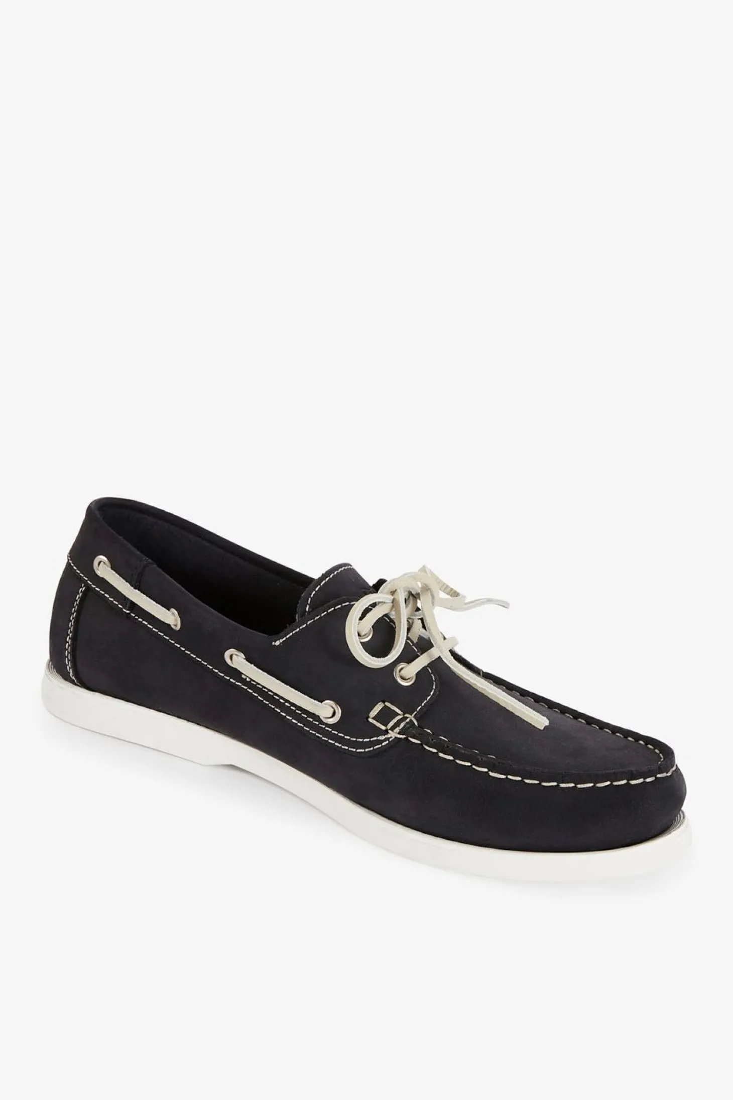 Chaussures Bateau En Cuir Suede Marine