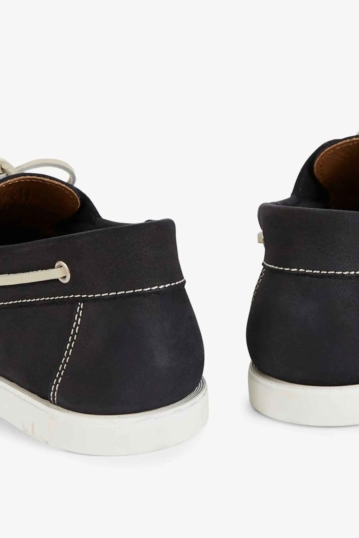 Chaussures Bateau En Cuir Suede Marine