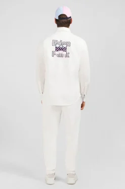 Chemise Blanche A Broderie Eden Park
