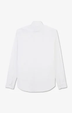 Chemise Blanche Slim En Popeline Stretch