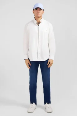 Chemise Blanche Unie En Coton