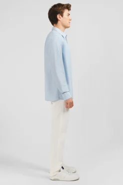 Chemise Bleu Clair Unie