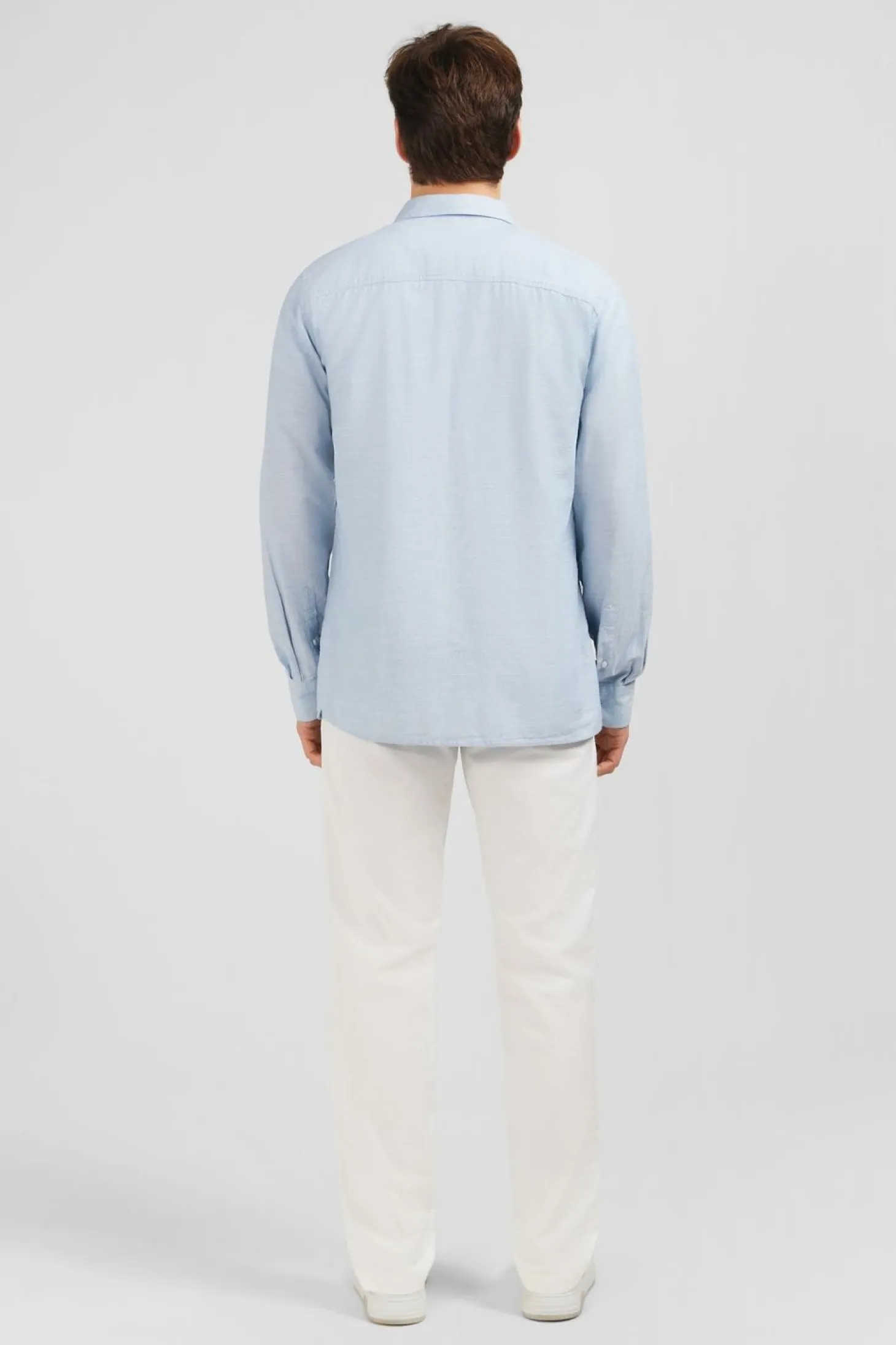 Chemise Bleu Clair Unie