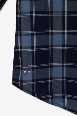 Chemise Bleue A Carreaux