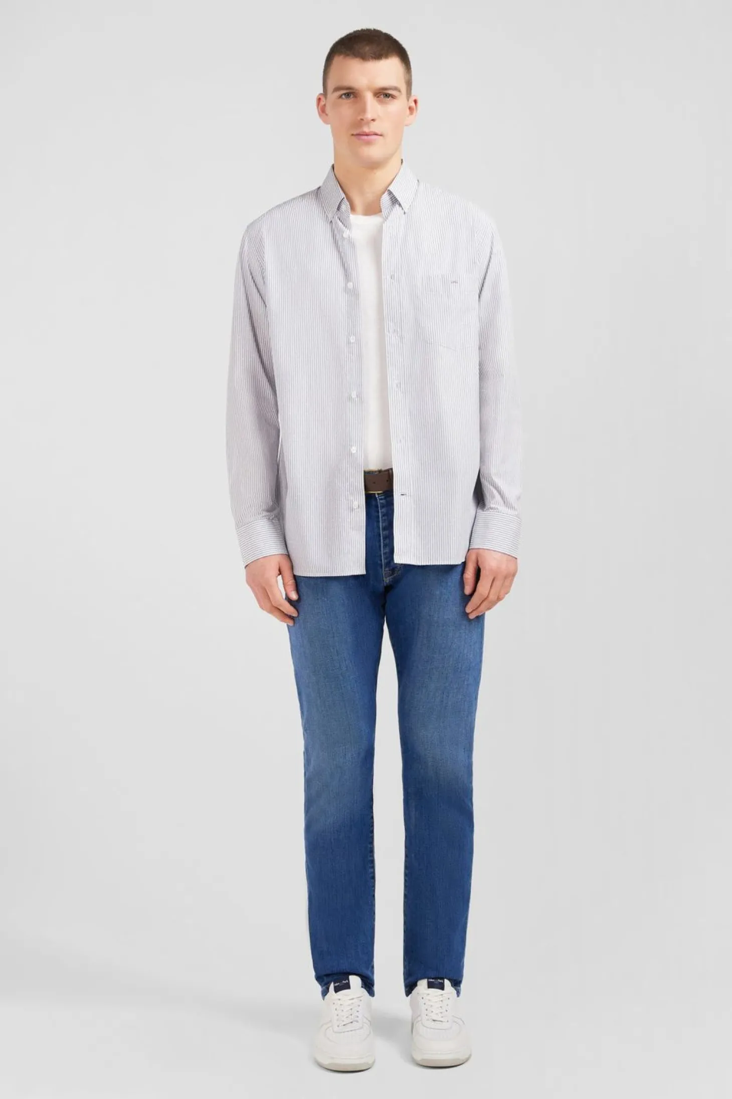 Chemise Bleue A Rayures