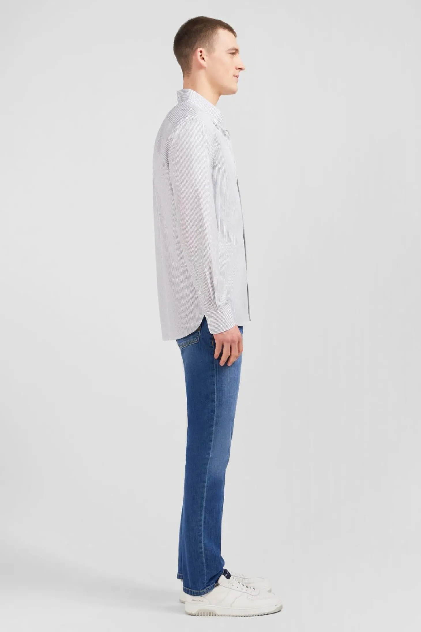 Chemise Bleue A Rayures