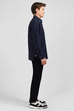 Chemise Bleu Marine Unie
