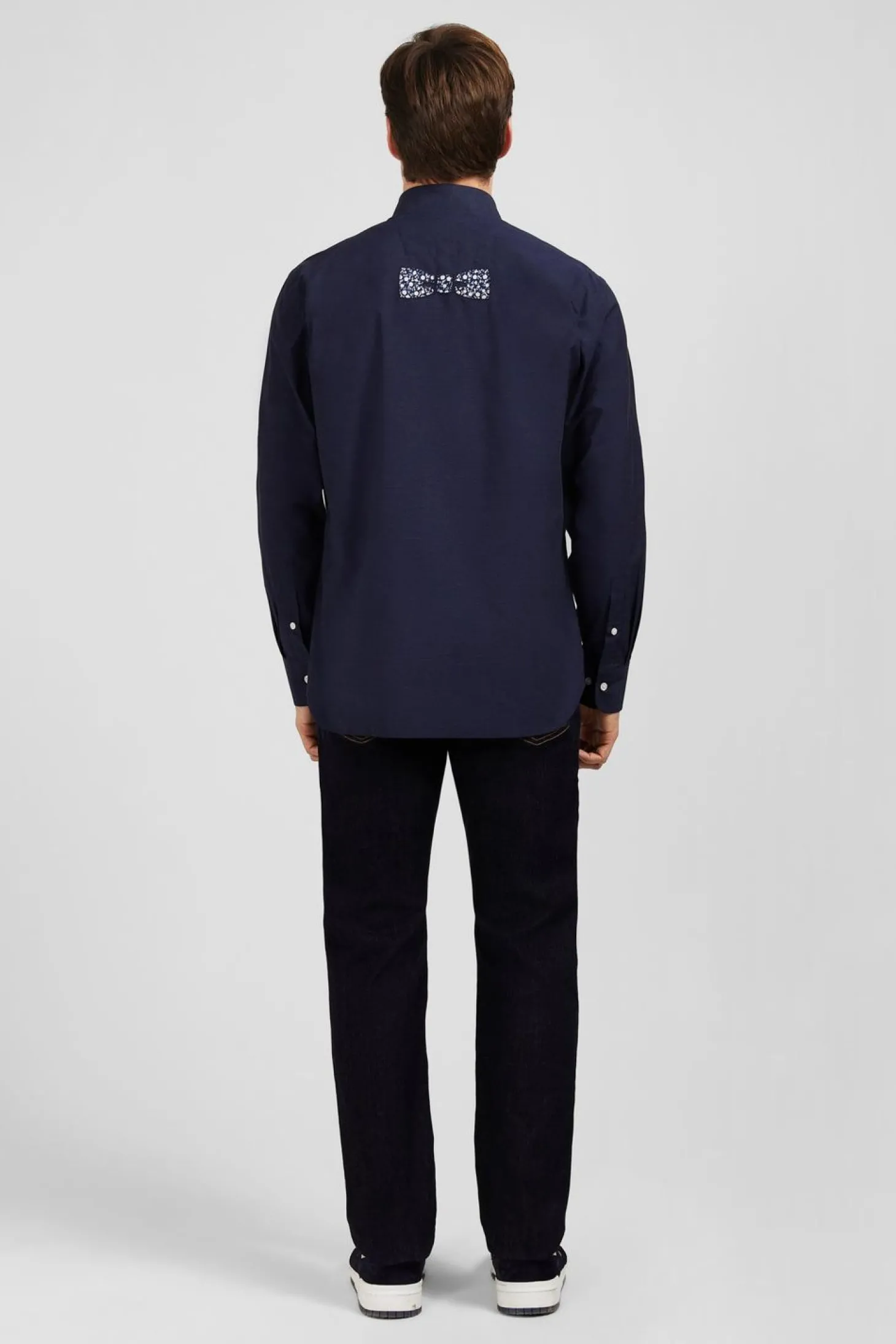 Chemise Bleu Marine Unie