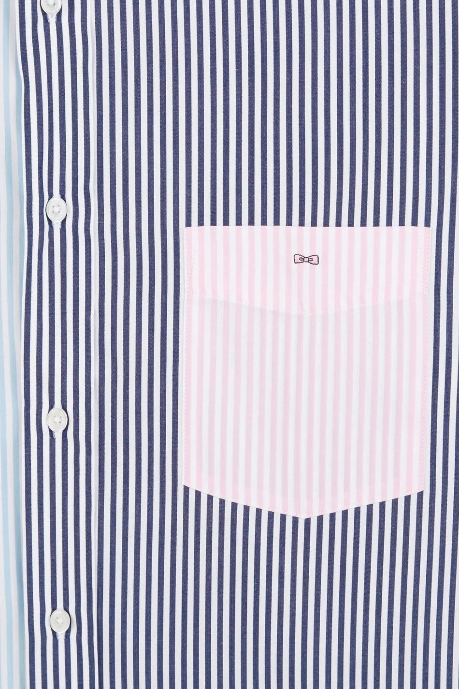 Chemise Colorblock A Rayures