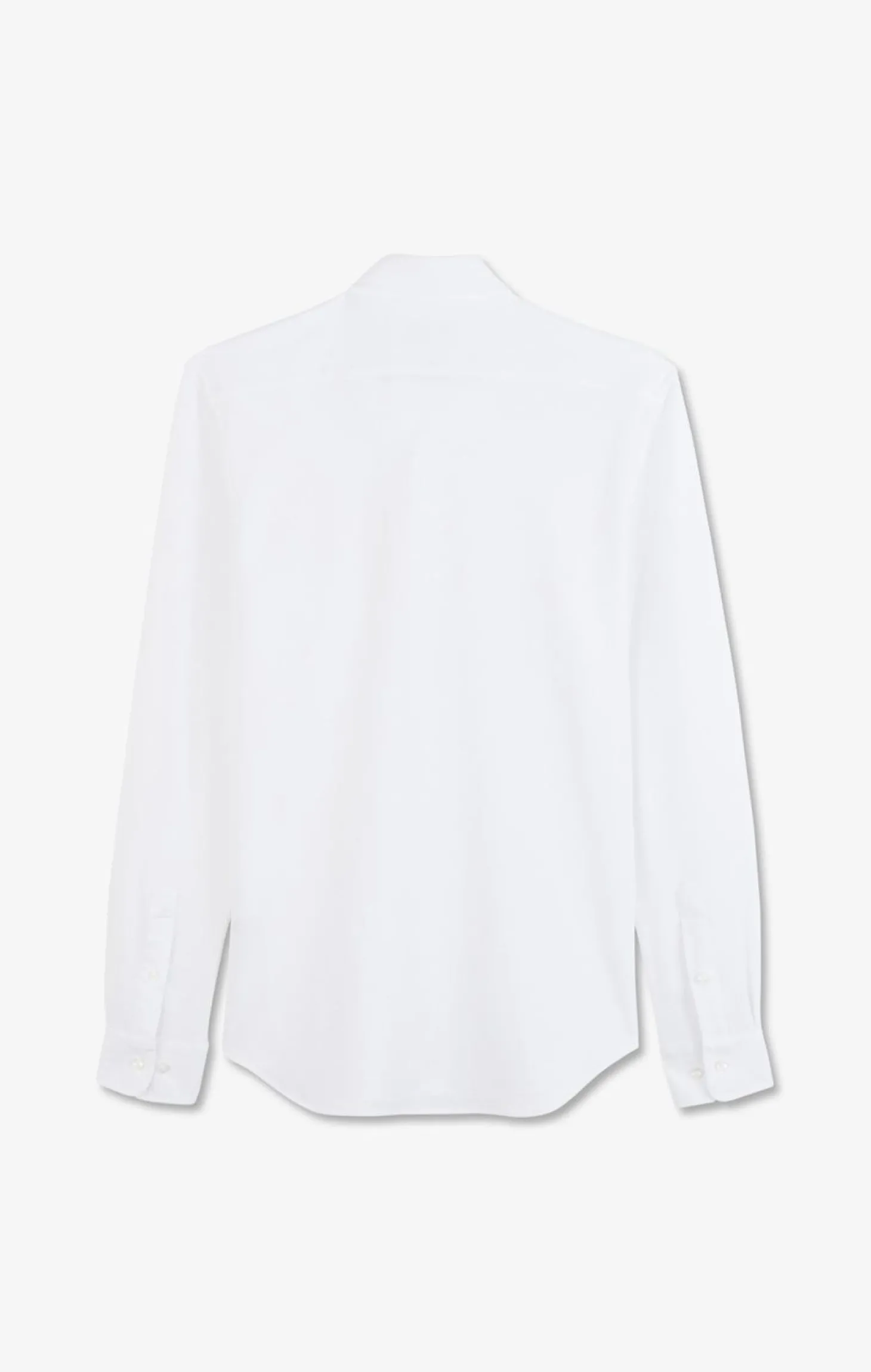 Chemise En Coton Pinpoint Blanc