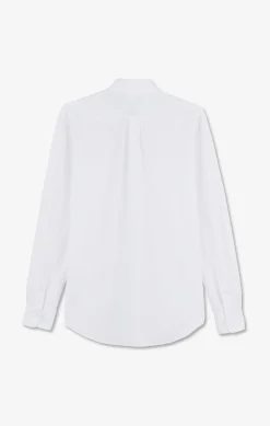 Chemise En Coton Pinpoint Blanc