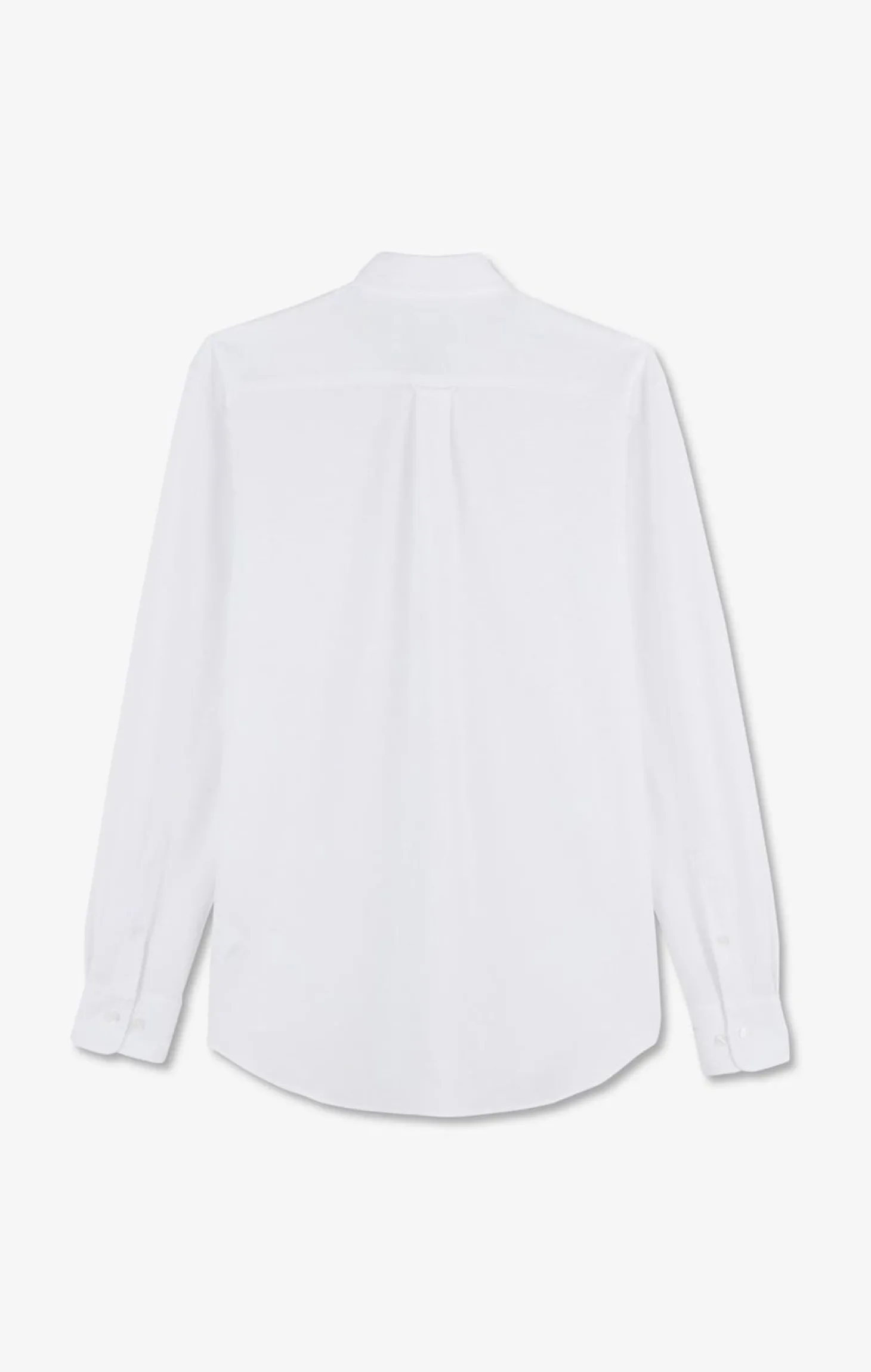 Chemise En Coton Pinpoint Blanc