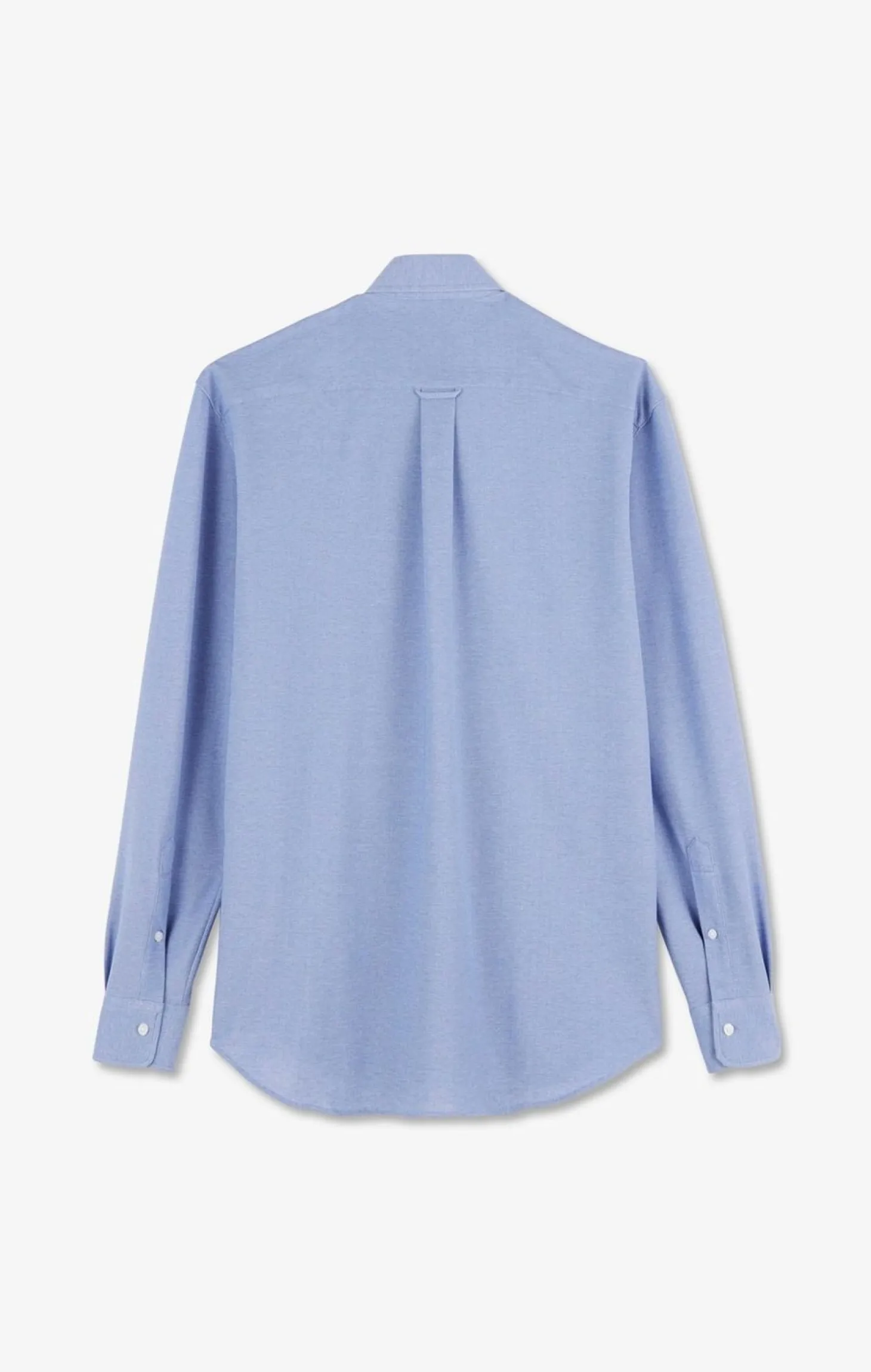 Chemise En Coton Pinpoint Bleu