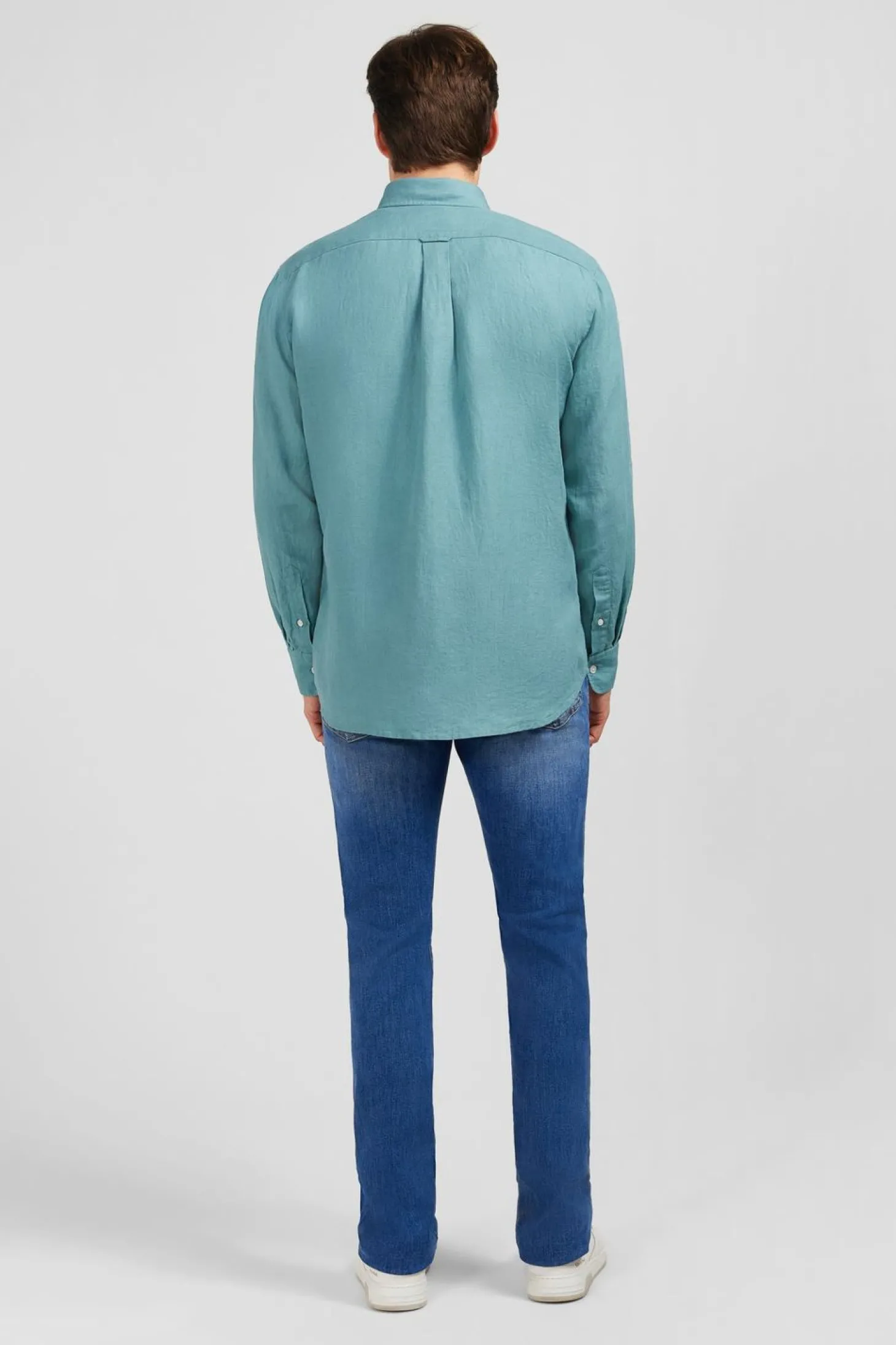 Chemise En Lin Verte