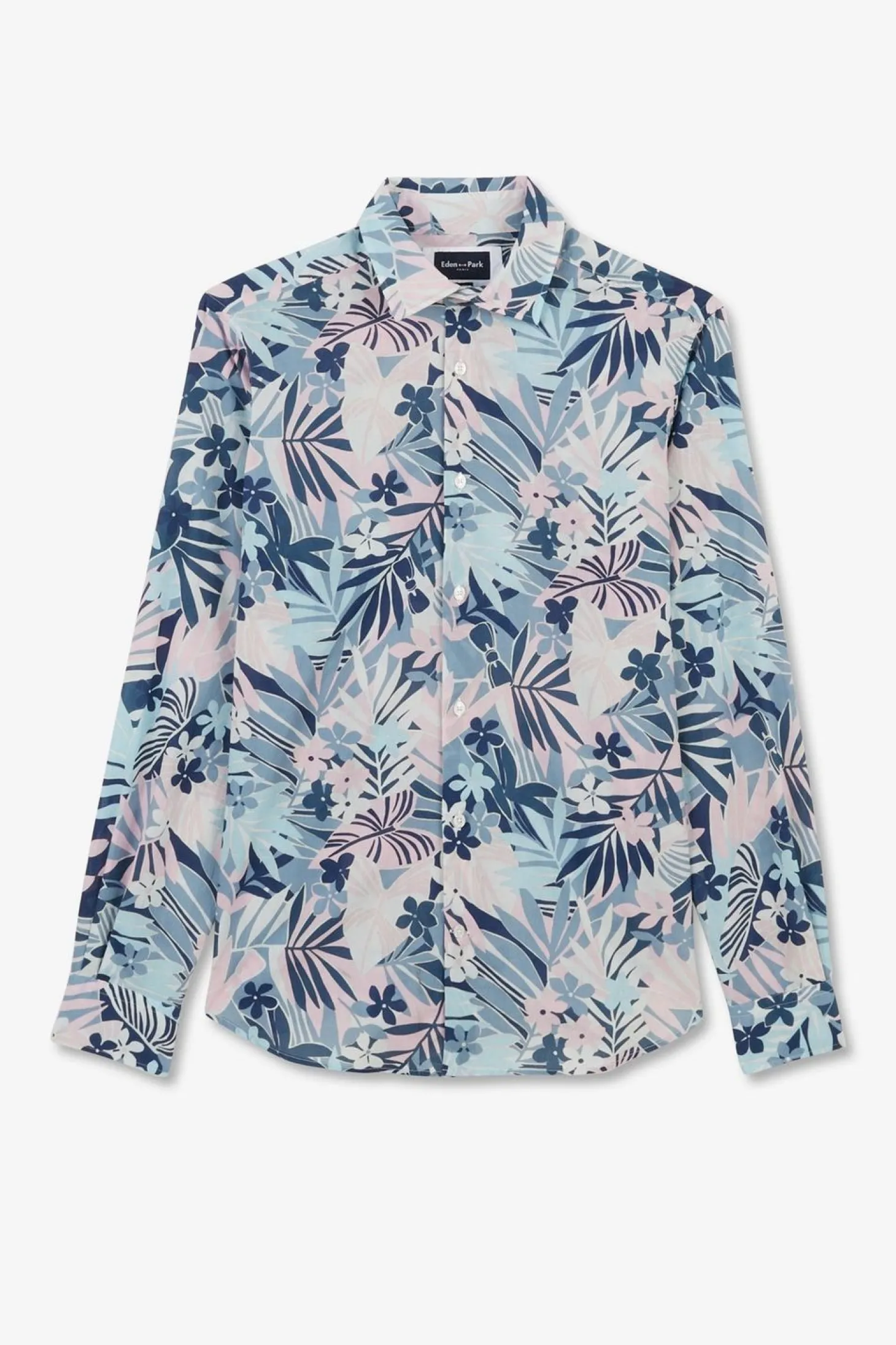Chemise En Voile De Coton A Motif Tropical