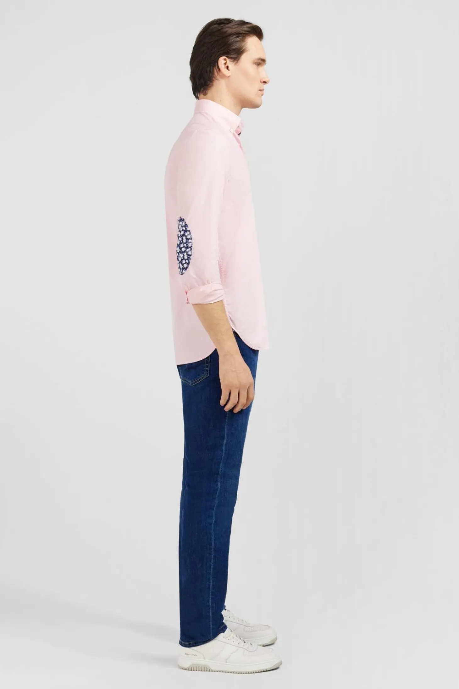 Chemise Rose A Coudieres Fleuries