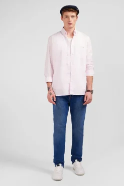 Chemise Rose A Rayures